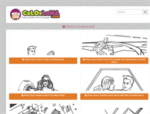 Tablet Screenshot of colorluna.com